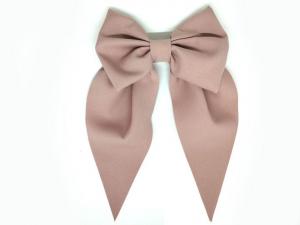 №1018 Бант платок креп корот.персик.13х24см