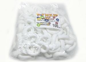 №1085 Резинка Коломыя белая 100-ка, диам. 2см
