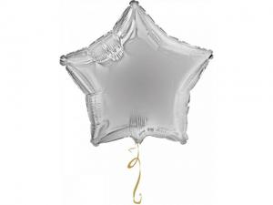 №10961 fed_ Звезда 18 дюймов (45х45см) серебро Китай No2