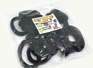 №1137 Резинка Коломыя черная 20-ка, диам. 5см