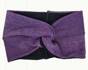 №1889 Повязка глитерная на флисе, шир.15см