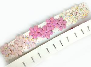 №2311 Заколка квітка уточка 12шт Д-5.5см