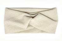 №2390 Повязка трикотаж вафелька св.беж. 22х10см