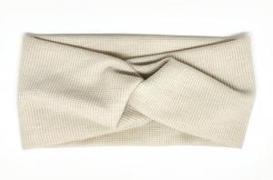 №2390 Повязка трикотаж вафелька св.беж. 22х10см