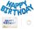 №30099 fed_Синій Happy Birthday 13літер 40см