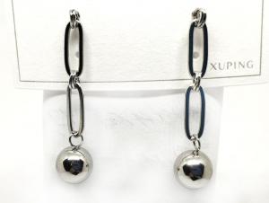 №30236 Сережки XuPing срібло 3.5см
