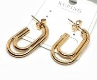 №30341 Сережки XuPing золото 2.8см