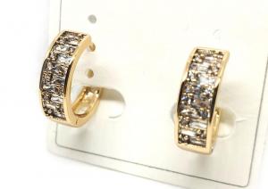 №30440 Сережки XuPing золото 1.7см