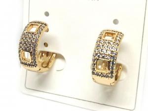 №30443 Сережки XuPing золото 1.6см