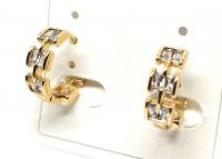№30450 Сережки XuPing золото 1.5см