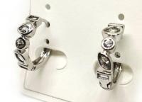 №30500 Сережки XuPing срібло 1.6см
