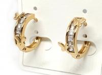 №30502 Сережки XuPing золото 1.5см
