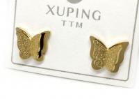 №30525 Сережки XuPing золото 1см