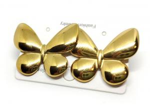 №30580 Сережки золото 2.8см