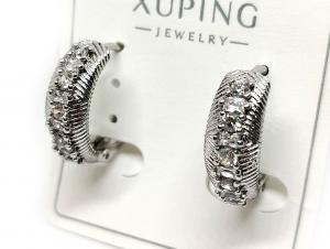 №30713 Сережки XuPing срібло 1.8см