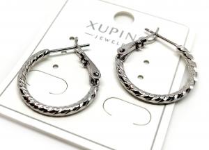 №30722 Сережки XuPing срібло 1.8см