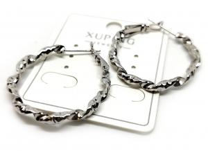 №30727 Сережки XuPing срібло 2.7см