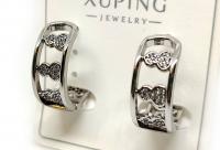 №30744 Сережки XuPing срібло 1.8см