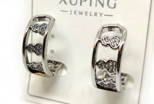 №30744 Сережки XuPing срібло 1.8см