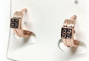 №30763 Сережки XuPing золото 1см