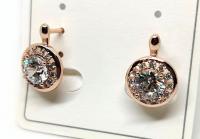 №30780 Сережки XuPing золото 1.5см