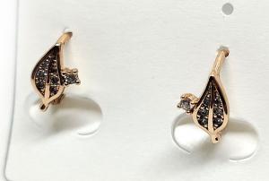 №30787 Сережки XuPing золото 1.4см