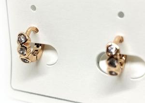 №30788 Сережки XuPing золото 0.7см