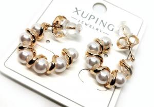 №30802 Сережки XuPing золото 2см