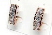 №30809 Сережки XuPing золото 1.7см