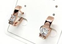 №30819 Сережки XuPing золото 1.3см