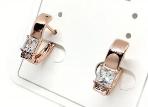 №30819 Сережки XuPing золото 1.3см