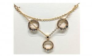 №30841 Набір XuPing сережки ланцюжок 44х0.1см