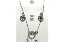 №30842 Набір XuPing сережки ланцюжок 44х0.1см