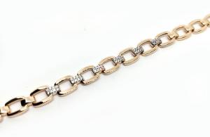 №30874 Браслет XuPing золото 19х0.75см
