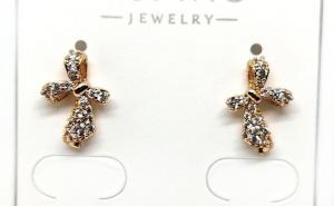 №30922 Сережки XuPing золото 1.2см