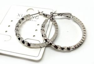 №30937 Сережки XuPing срібло Д-3см