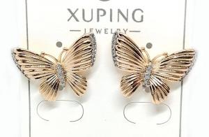 №30942 Сережки XuPing золото 2см