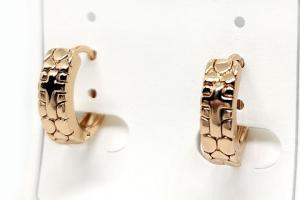 №30956 Сережки XuPing золото 1.3см