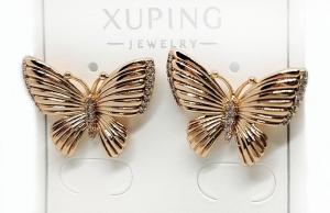 №30962 Сережки XuPing золото 1.9см