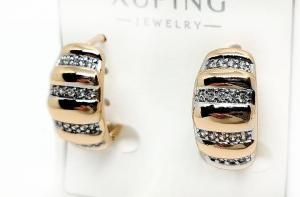 №30984 Сережки XuPing золото 1.7см