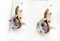 №30985 Сережки XuPing золото 1.5см