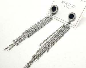 №3300 Сережки XuPing срібло 7.5см