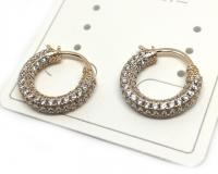 №3305 Сережки XuPing золото 1.5см