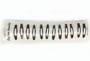 №3621 Заколка тік-так банан коричн 4.5см