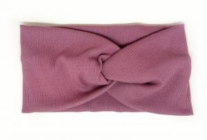 №3927 Повязка малютка рубчик трик.тем.роз.19х9.5см
