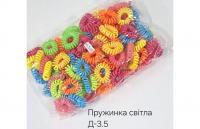 №4567 Резинка пружинка світла 100шт Д-3.5см
