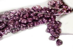 №722 Сердечки фиолетовые, 12шт