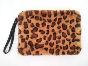 №773 Сумка гепард темн.коричн.хутро 26*19см