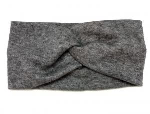 №8015 Повязка ангора королевская серая 21х11см